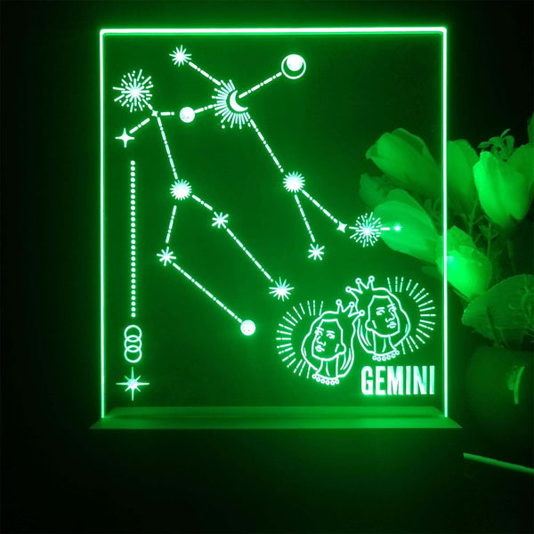 ADVPRO Zodiac Gemini Tabletop LED neon sign st5-j5051 - Green