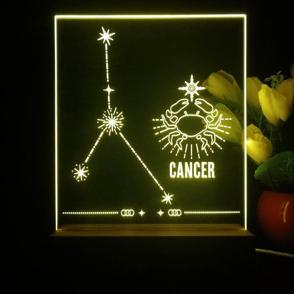 ADVPRO Zodiac Cancer Tabletop LED neon sign st5-j5052 - Yellow