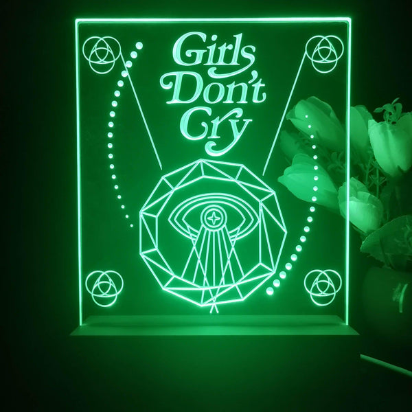 ADVPRO Girls don't cry Tabletop LED neon sign st5-j5054 - Green