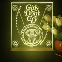 ADVPRO Girls don't cry Tabletop LED neon sign st5-j5054 - Yellow