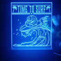 ADVPRO Time to surf with skull head Tabletop LED neon sign st5-j5057 - Blue