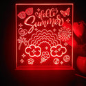 ADVPRO Hello Summer with happy icons Tabletop LED neon sign st5-j5058 - Red