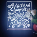 ADVPRO Hello Summer with happy icons Tabletop LED neon sign st5-j5058 - White