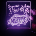 ADVPRO Summer Vibes with car and tree Tabletop LED neon sign st5-j5059 - Purple