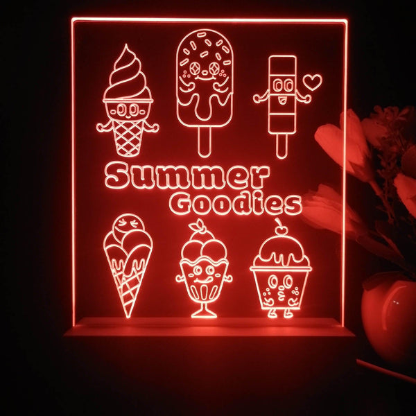 ADVPRO Summer Goodies Ice cream Tabletop LED neon sign st5-j5060 - Red