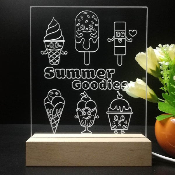 ADVPRO Summer Goodies Ice cream Tabletop LED neon sign st5-j5060 - 7 Color