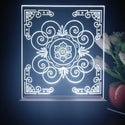 ADVPRO Classic pattern like glass flower Tabletop LED neon sign st5-j5065 - White