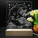 ADVPRO Classic moon - good night Tabletop LED neon sign st5-j5067 - 7 Color
