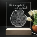 ADVPRO Tree- growth rings Tabletop LED neon sign st5-j5069 - 7 Color