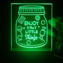 ADVPRO Enjoy the little things Tabletop LED neon sign st5-j5070 - Green