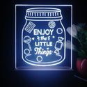 ADVPRO Enjoy the little things Tabletop LED neon sign st5-j5070 - White