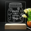 ADVPRO Enjoy the little things Tabletop LED neon sign st5-j5070 - 7 Color