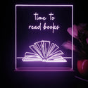 ADVPRO Time to read books Tabletop LED neon sign st5-j5071 - Purple