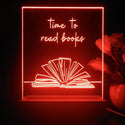 ADVPRO Time to read books Tabletop LED neon sign st5-j5071 - Red