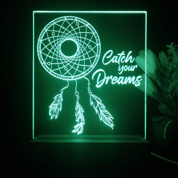 ADVPRO Catch your dreams Tabletop LED neon sign st5-j5073 - Green