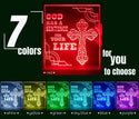 ADVPRO God has a sentence for your life Tabletop LED neon sign st5-j5076