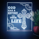 ADVPRO God has a sentence for your life Tabletop LED neon sign st5-j5076 - White