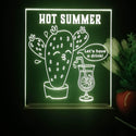 ADVPRO Hot Summer - Let’s have a drink Tabletop LED neon sign st5-j5077 - Yellow