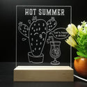 ADVPRO Hot Summer - Let’s have a drink Tabletop LED neon sign st5-j5077 - 7 Color