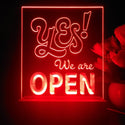 ADVPRO Yes, we are open Tabletop LED neon sign st5-j5079 - Red