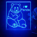 ADVPRO I love panda Tabletop LED neon sign st5-j5080 - Blue
