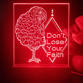 ADVPRO Don't lose your faith Tabletop LED neon sign st5-j5081 - Red