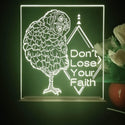 ADVPRO Don't lose your faith Tabletop LED neon sign st5-j5081 - Yellow