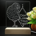 ADVPRO Don't lose your faith Tabletop LED neon sign st5-j5081 - 7 Color