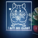 ADVPRO I am so cute !! Tabletop LED neon sign st5-j5082 - White