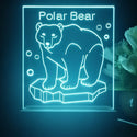ADVPRO Polar Bear Tabletop LED neon sign st5-j5083 - Sky Blue