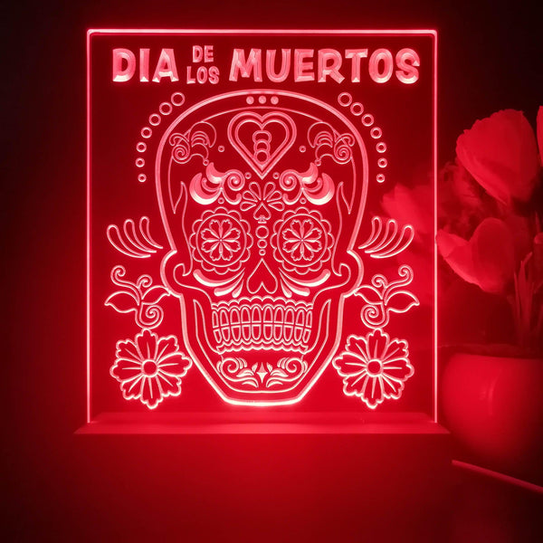 ADVPRO Dia De Los Muertos Tabletop LED neon sign st5-j5084 - Red