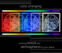 ADVPRO Skull head outline Tabletop LED neon sign st5-j5086 - Color Changing