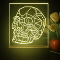 ADVPRO Skull head outline Tabletop LED neon sign st5-j5086 - Yellow