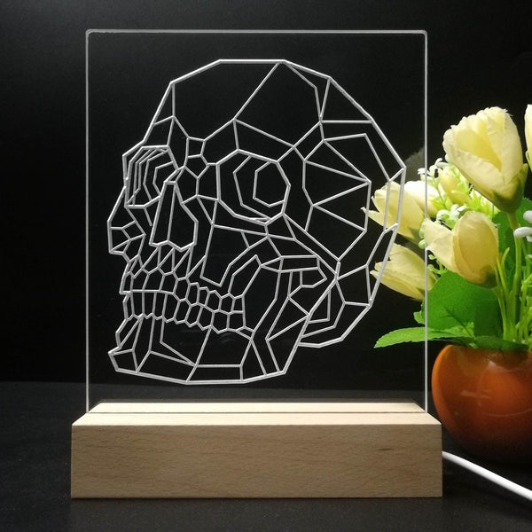 ADVPRO Skull head outline Tabletop LED neon sign st5-j5086 - 7 Color