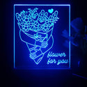 ADVPRO Flower for you Tabletop LED neon sign st5-j5088 - Blue
