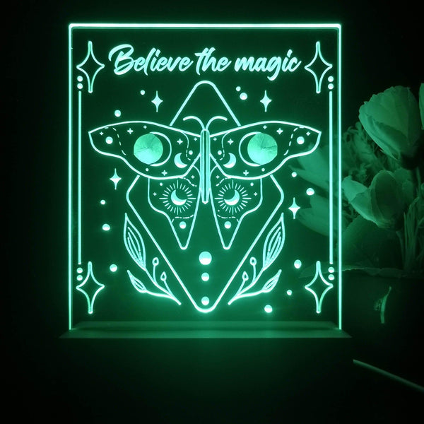 ADVPRO Believe the magic Tabletop LED neon sign st5-j5090 - Green