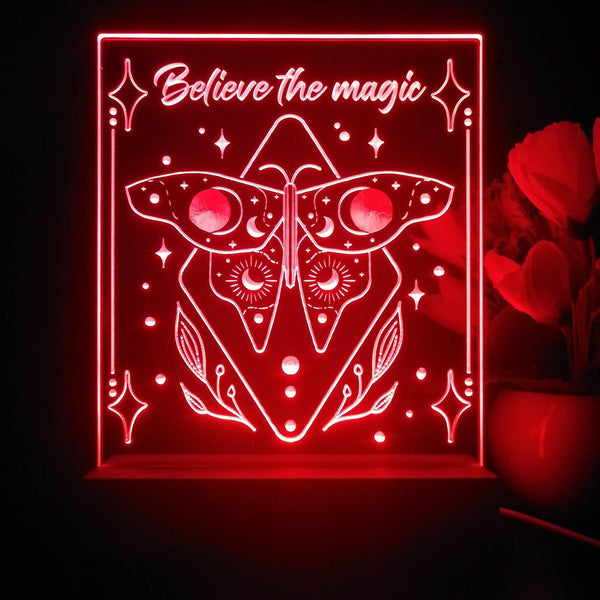 ADVPRO Believe the magic Tabletop LED neon sign st5-j5090 - Red