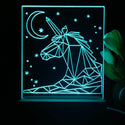 ADVPRO Unicorn in graphic format Tabletop LED neon sign st5-j5093 - Sky Blue