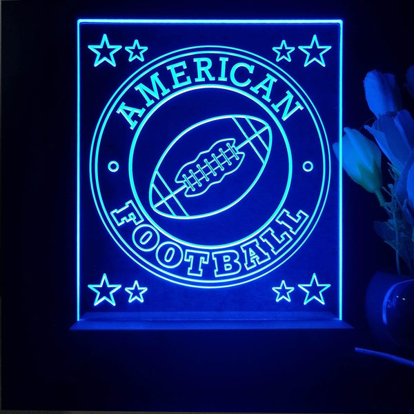 ADVPRO American Football Tabletop LED neon sign st5-j5097 - Blue
