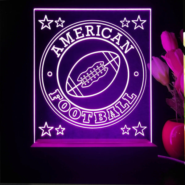 ADVPRO American Football Tabletop LED neon sign st5-j5097 - Purple
