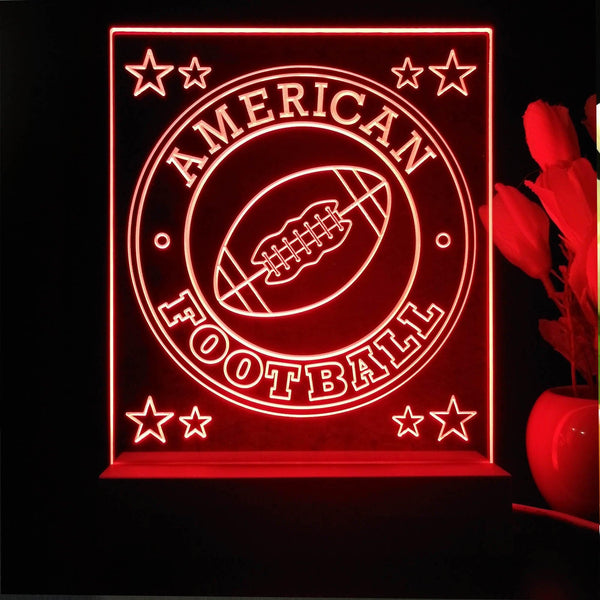 ADVPRO American Football Tabletop LED neon sign st5-j5097 - Red