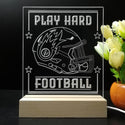 ADVPRO Play Hard Football Tabletop LED neon sign st5-j5098 - 7 Color