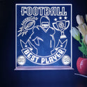 ADVPRO Football – bast player Tabletop LED neon sign st5-j5099 - White