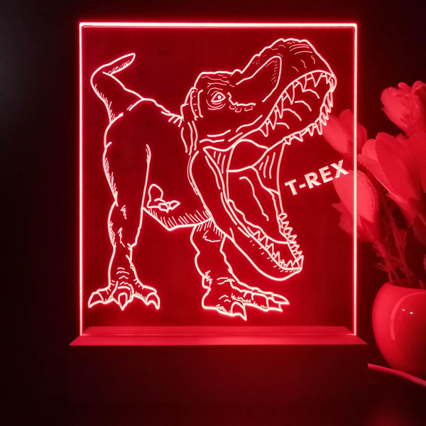 ADVPRO T-Rex Tabletop LED neon sign st5-j5100 - Red