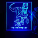 ADVPRO Velociraptor Tabletop LED neon sign st5-j5101 - Blue