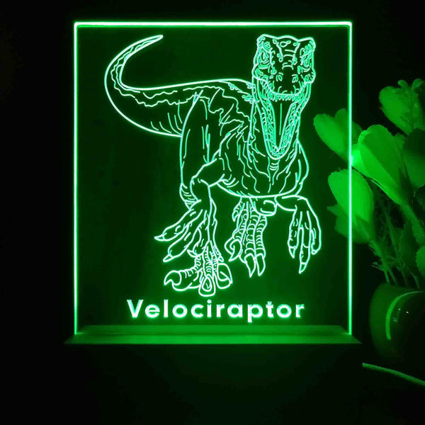 ADVPRO Velociraptor Tabletop LED neon sign st5-j5101 - Green