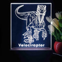 ADVPRO Velociraptor Tabletop LED neon sign st5-j5101 - White