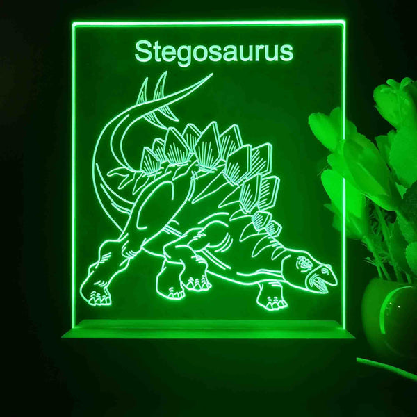 ADVPRO Stegosaurus Tabletop LED neon sign st5-j5102 - Green