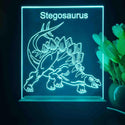 ADVPRO Stegosaurus Tabletop LED neon sign st5-j5102 - Sky Blue