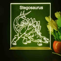 ADVPRO Stegosaurus Tabletop LED neon sign st5-j5102 - Yellow